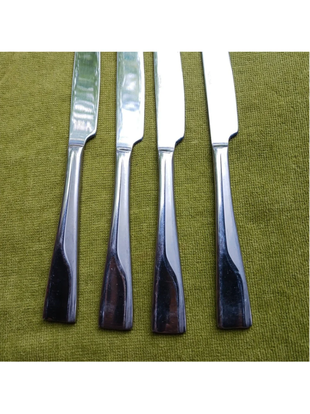 Oneida Splice Set of 4 Table Knives Stainless Steel Dinner Knife Replacement